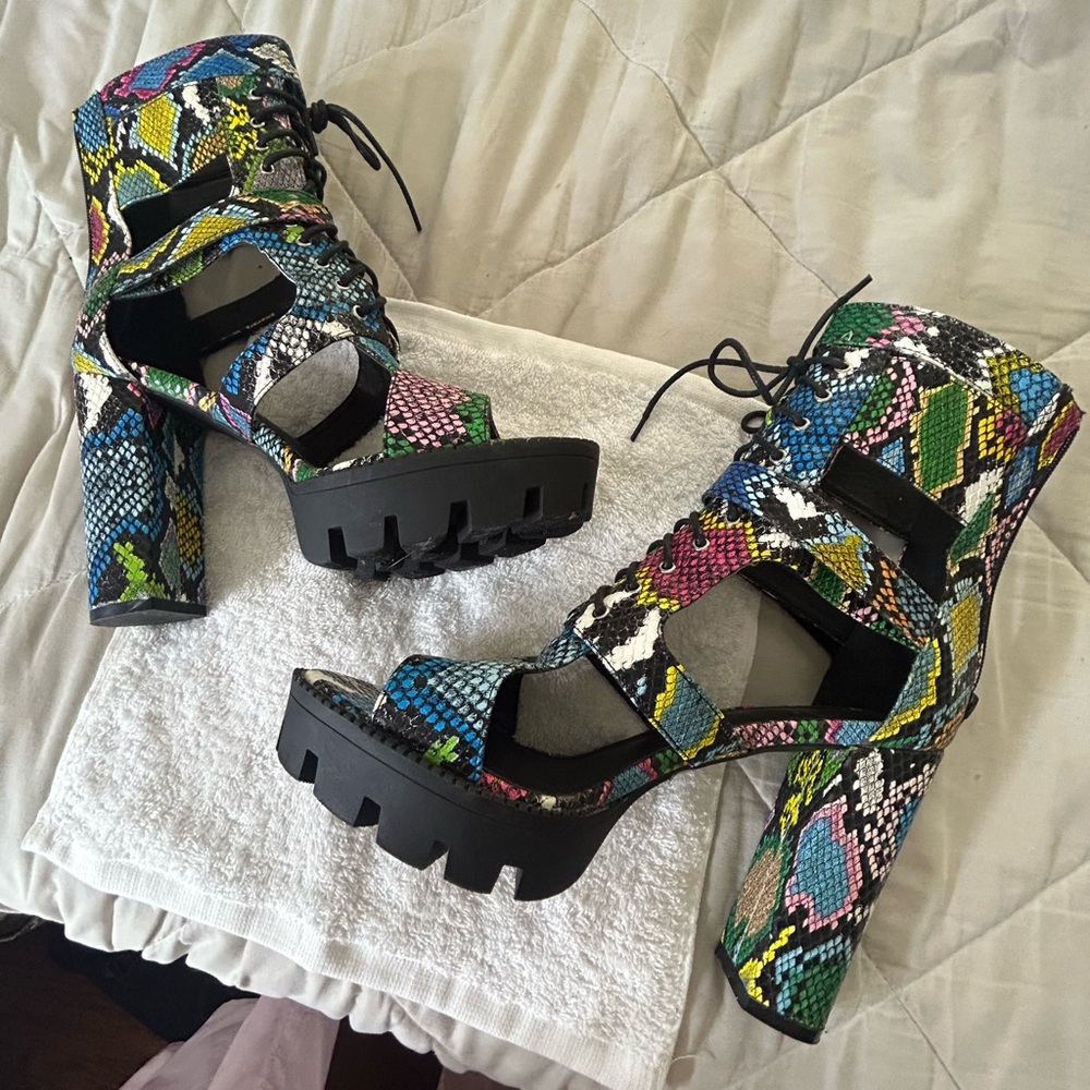 Dramatic Colorful Heels